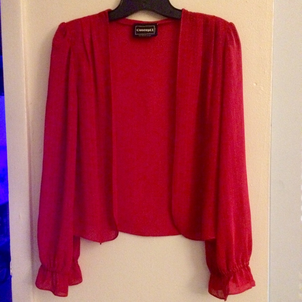 Red blazer